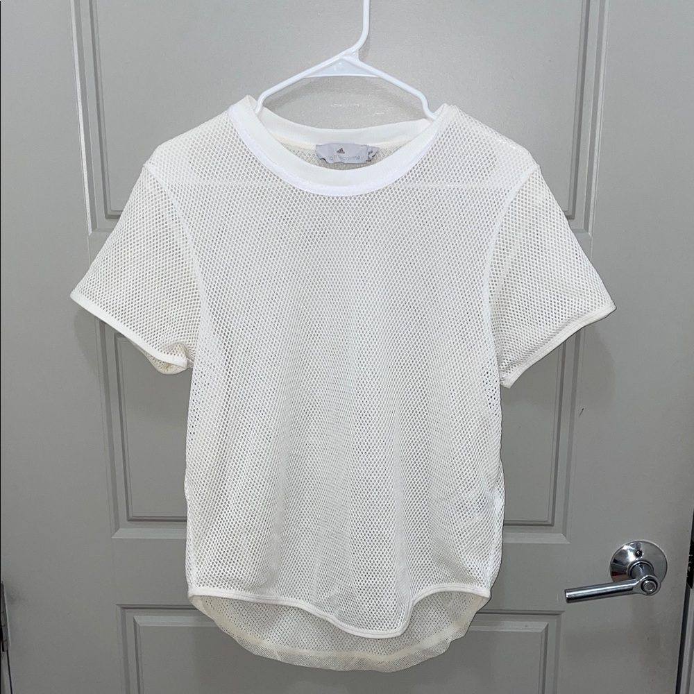 Adidas Ivory Mesh Tee